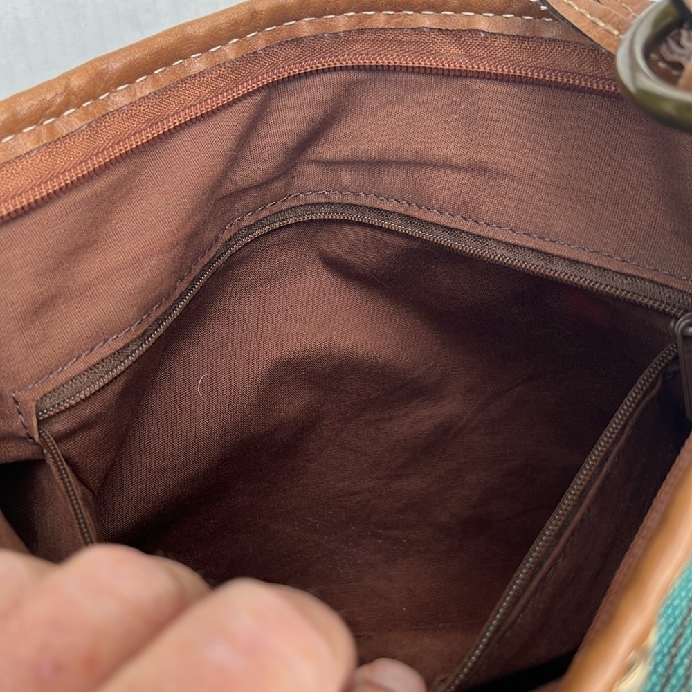 Fossil-Boho Crossbody, Authentic Flower Handbag, … - image 8